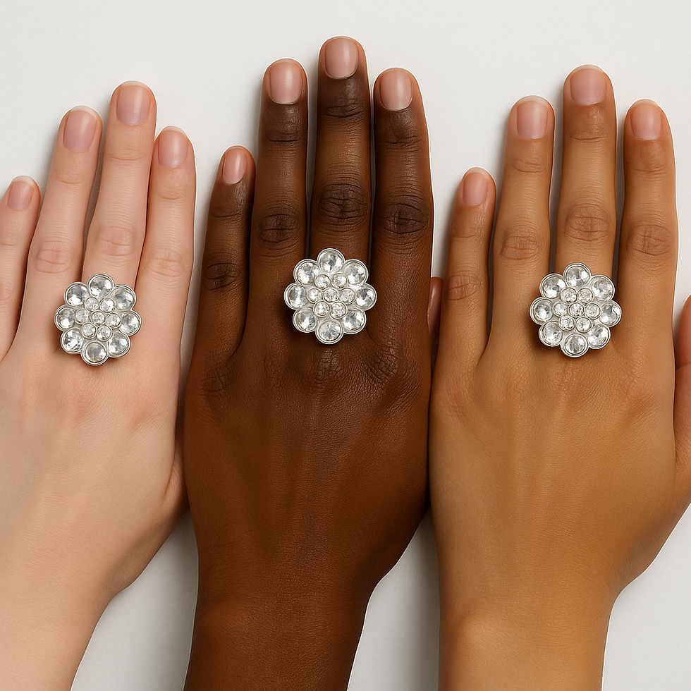 Thumbnail: Flower Statement Ring – 3 Colours