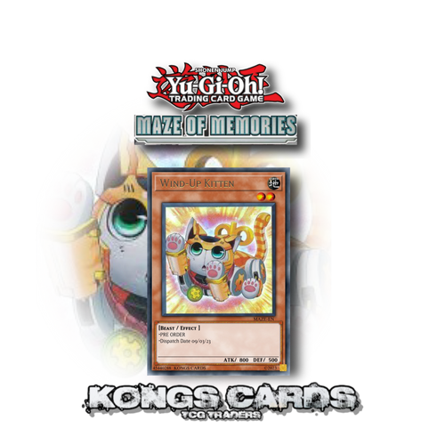 MAZE EN041 Wind Up Kitten Ultra Rare Kongs Cards maze-en041-wind-up-kitten-ultra-rare-kongs-cards