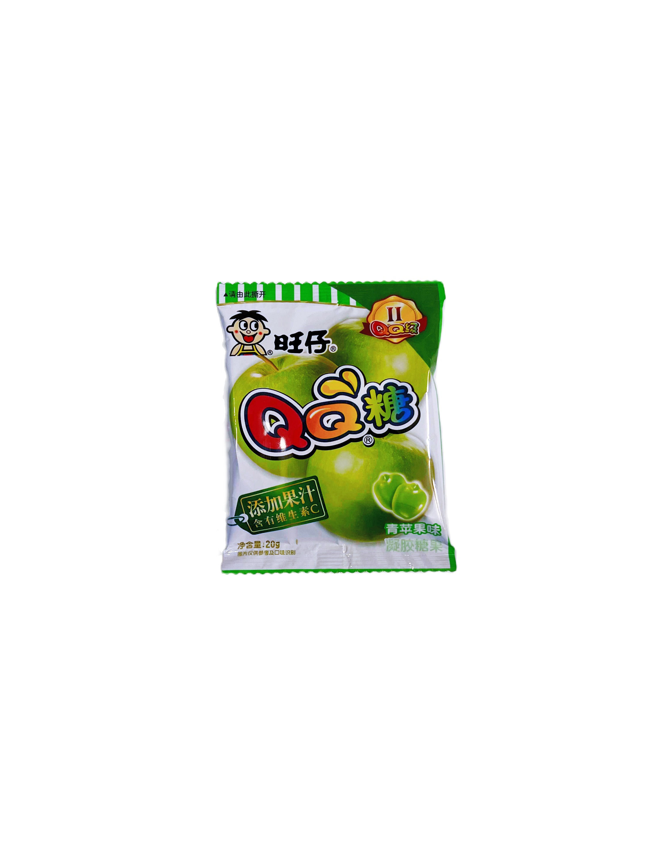 Want Want QQ Green Apple Flavor Gummy Candy