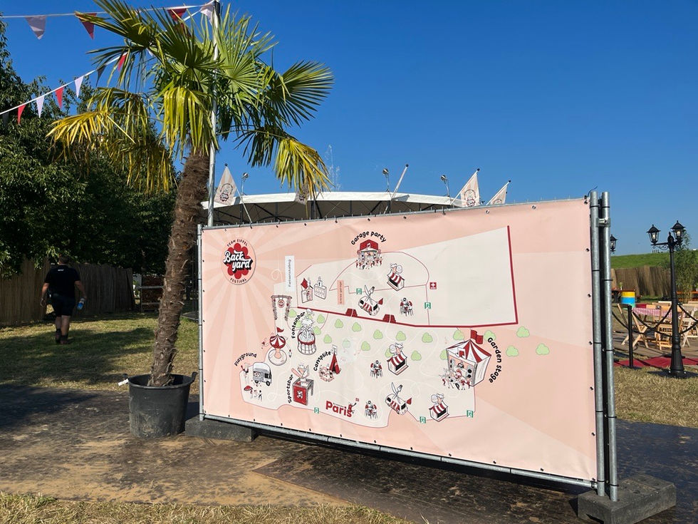 Festival terrein plattegrond