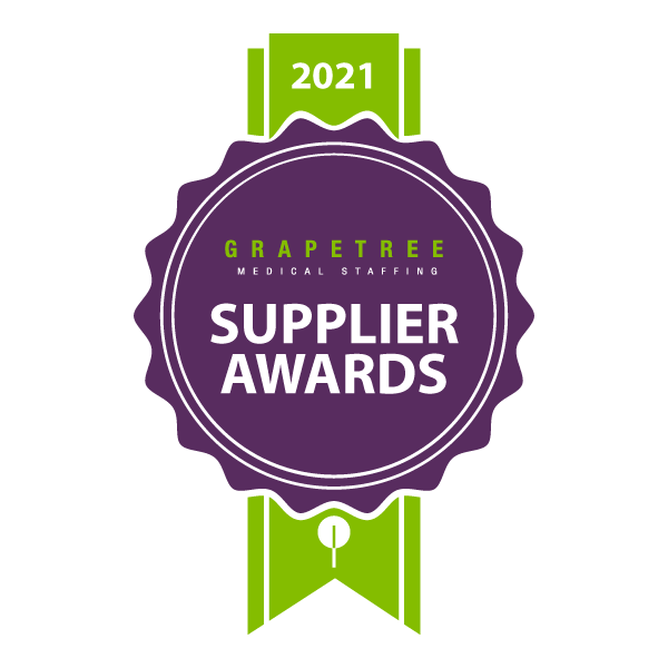 2021 Supplier Awards GrapeTree Medical Staffing