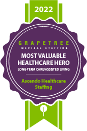 Ascendo Healthcare Staffing is being recognized after a very successful 2022, making them GrapeTree’