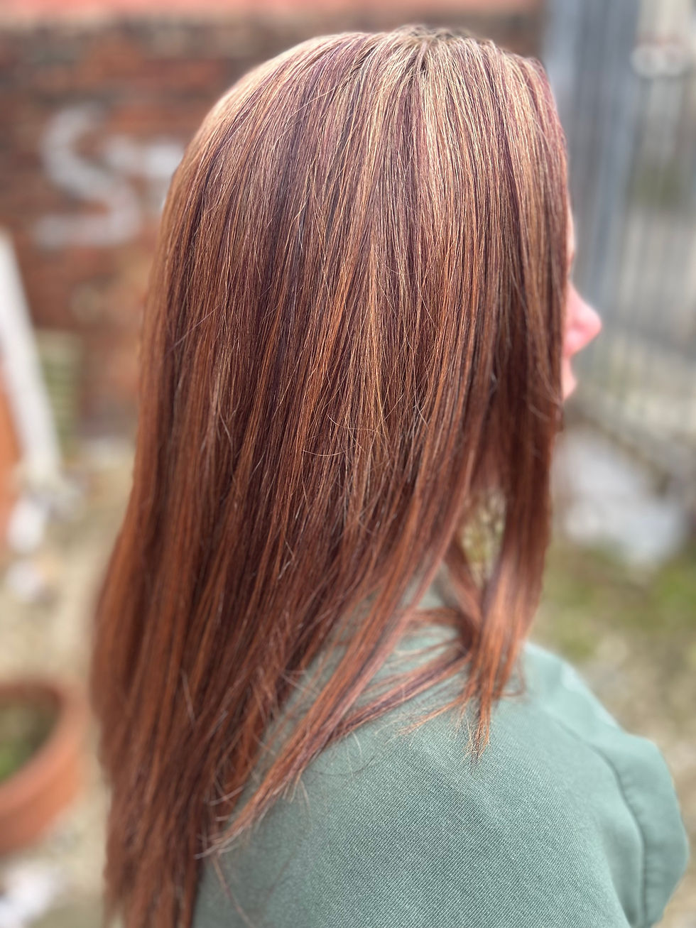 after first session of colour correction 