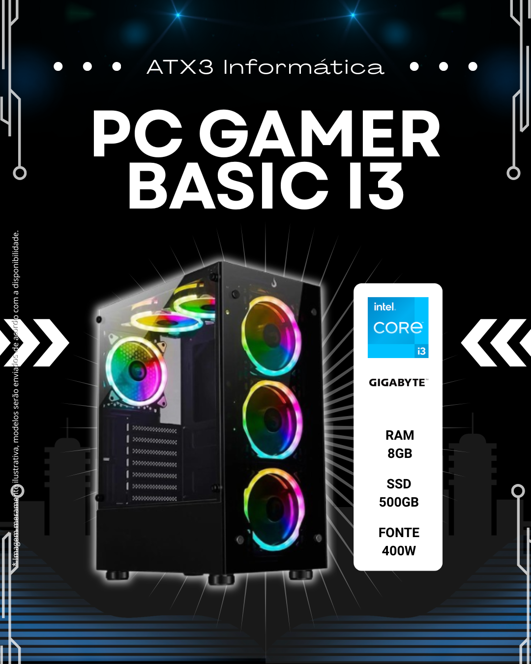 PC GAMER BASIC i3 - 2026