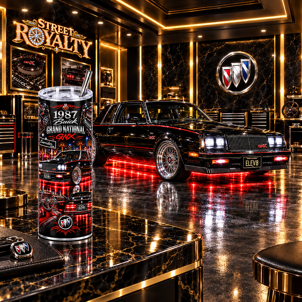 Thumbnail: 1987 Buick Grand National GNX — Black & Red 20 oz Resin Tumbler