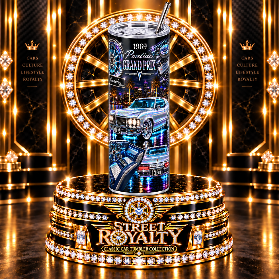 Thumbnail: 1969 Pontiac Grand Prix — Iridescent 20 oz Resin Tumbler