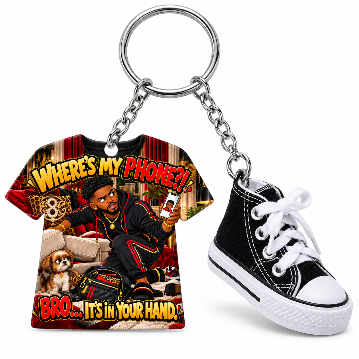 Chronicles — Sneaker & T-Shirt Charm Keychain
