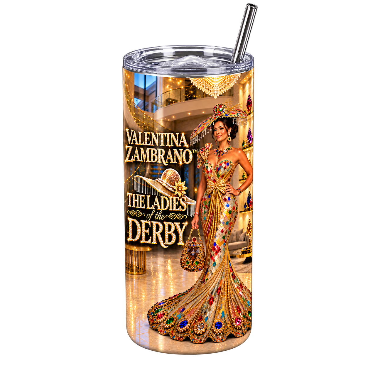 Valentina Zambrano Derby Ladies 20 oz insulated collector tumbler