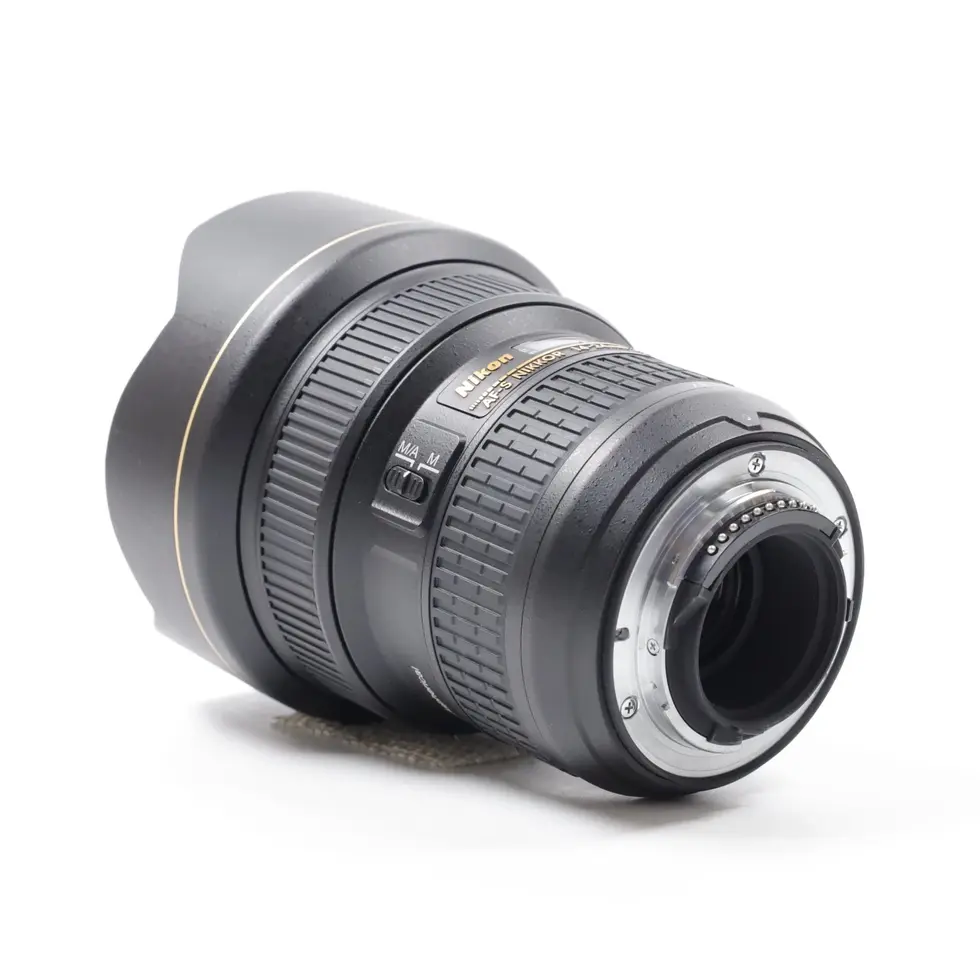 Black camera lens, Tamron 90mm f/2.8 Di III MACRO VXD (Model F072), isolated white background