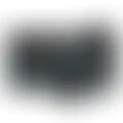 Black Leica camera with lens in front view against white background
