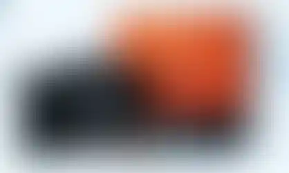 Sony α1 camera with α1 logo, and an orange box on white background.