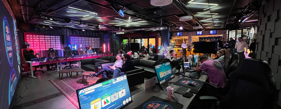 Red Bull Gaming Sphere Stockholm（試合会場）のメインステージ