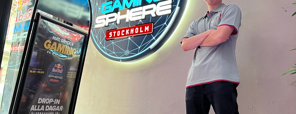 Red Bull Gaming Sphere Stockholm（試合会場）の入り口