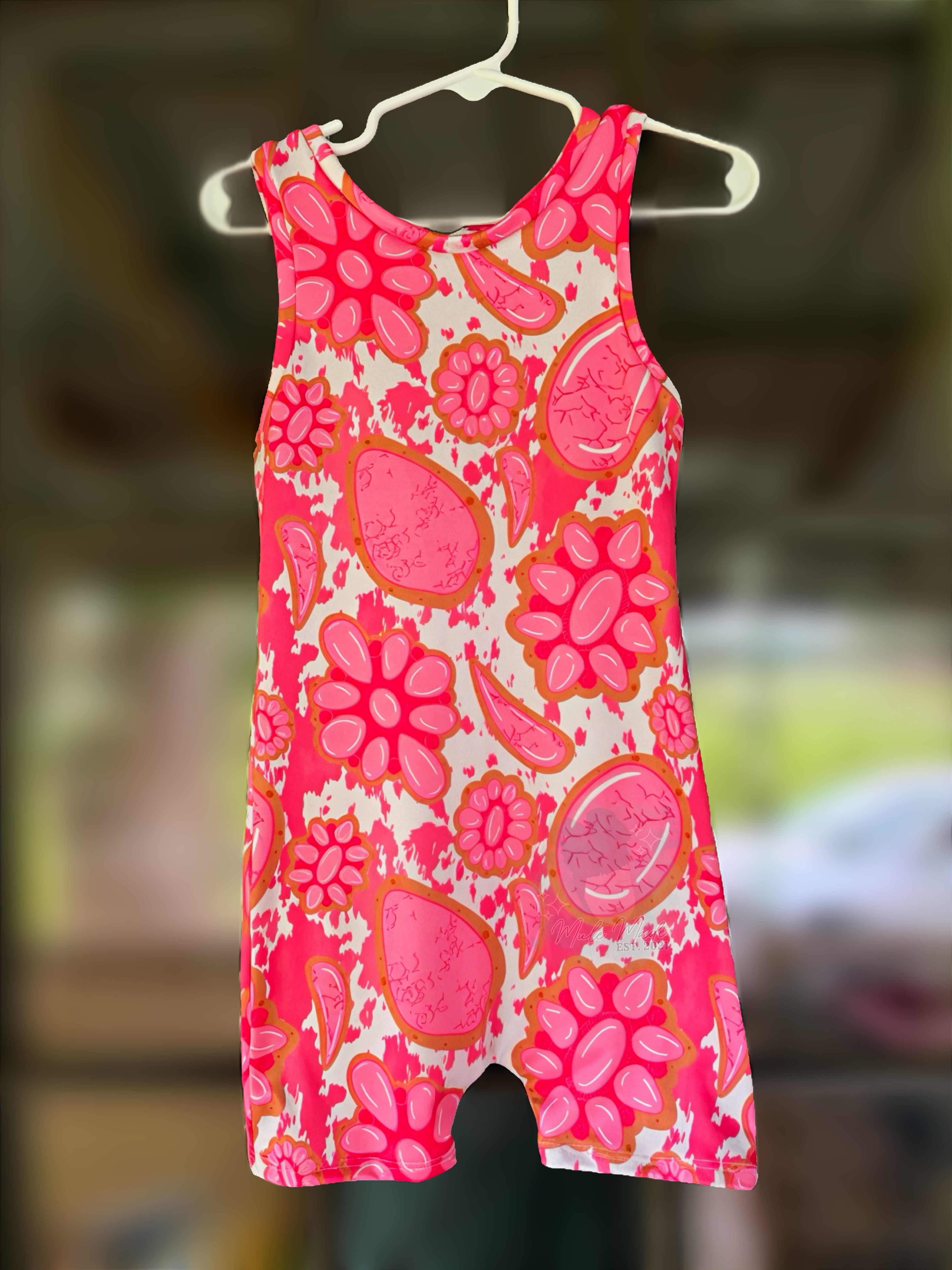 Pink Ollie Romper