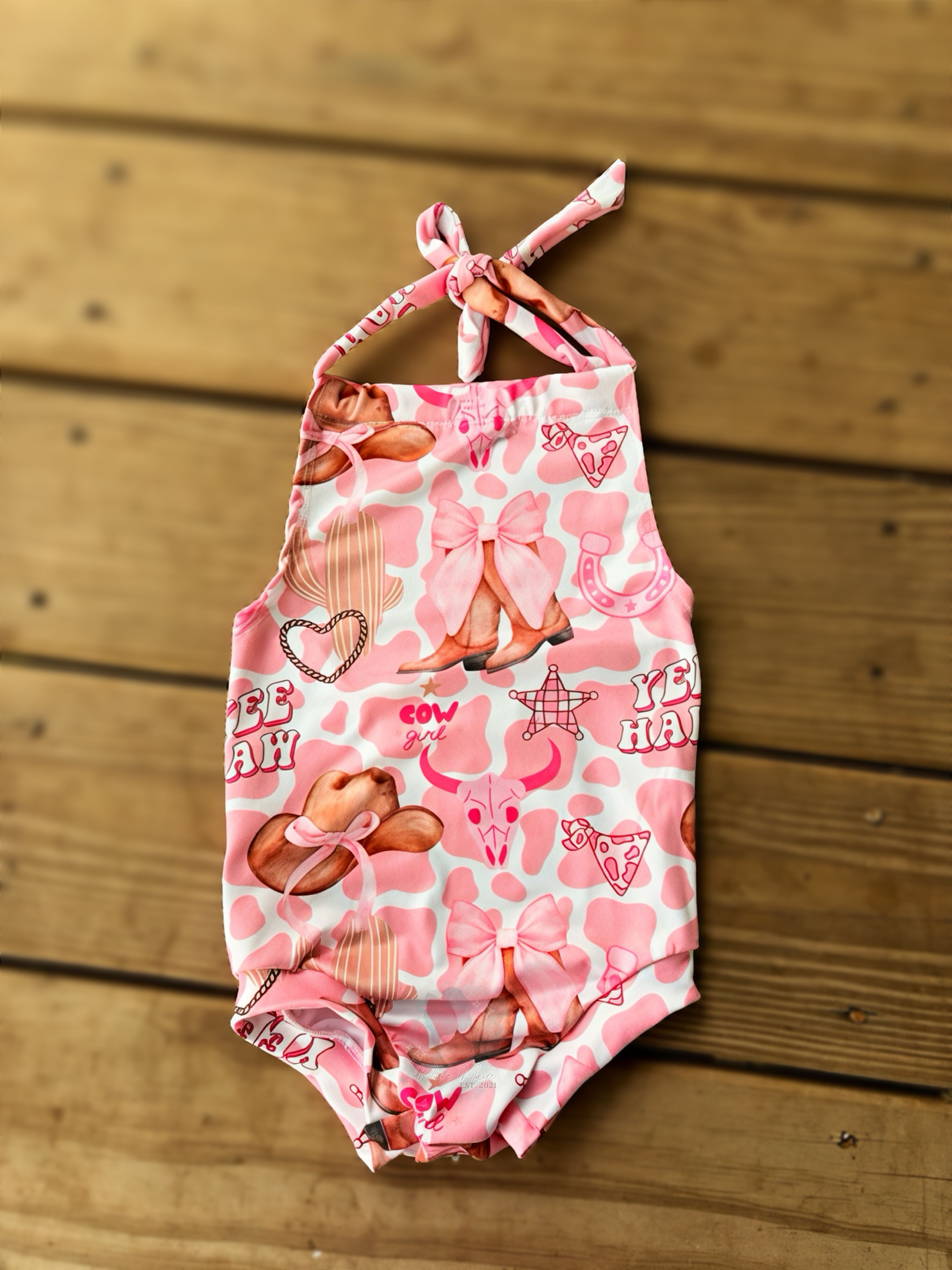 Cowgirl Halter Romper 