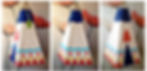 piñata de una tienda tipi de indios americanos