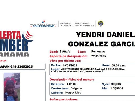 Alerta Amber por desaparición de tres menores en Barú; podrían estar en Costa Rica