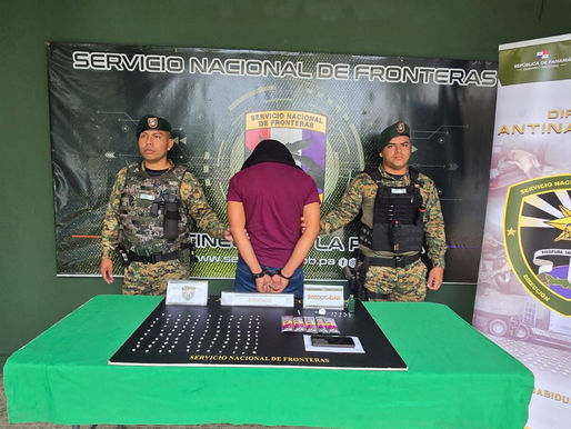 Senafront aprehende a hombre tras diligencia antidrogas en Finca Zapatero, Barú