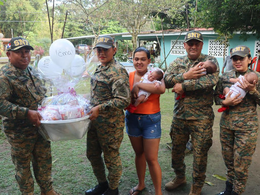 Senafront cierra 2025 con gesto solidario hacia las “Trillizas de Año Nuevo” en Barú