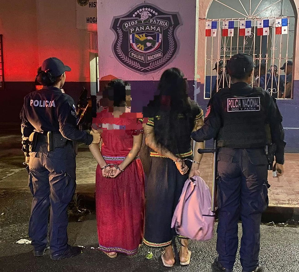 Policía interviene cerca del antiguo Mercado Público de David por alteración del orden y obstrucción de la vía