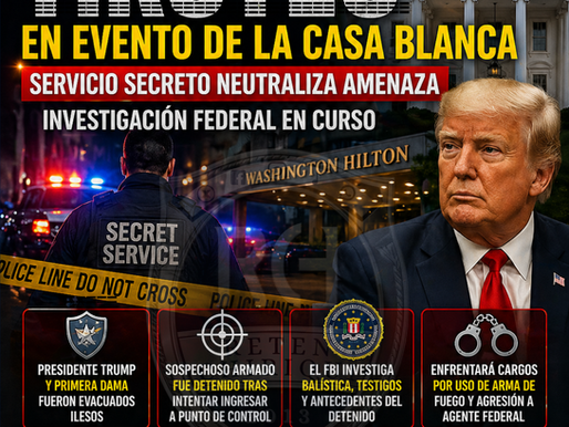 Tiroteo en evento de alto perfil en Washington activa investigación federal y refuerza debate sobre seguridad