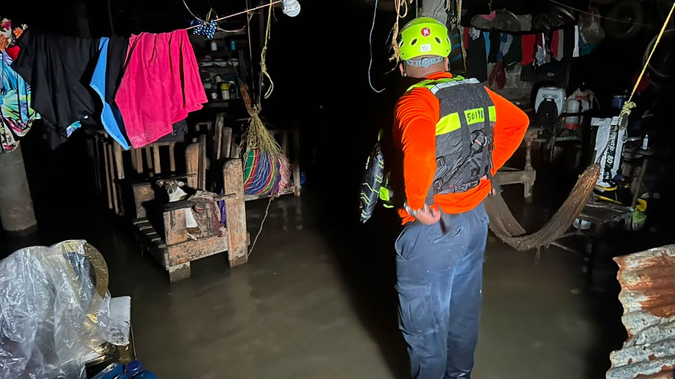 Fuertes lluvias afectan viviendas en Bocas del Toro; río Sixaola alcanza niveles críticos