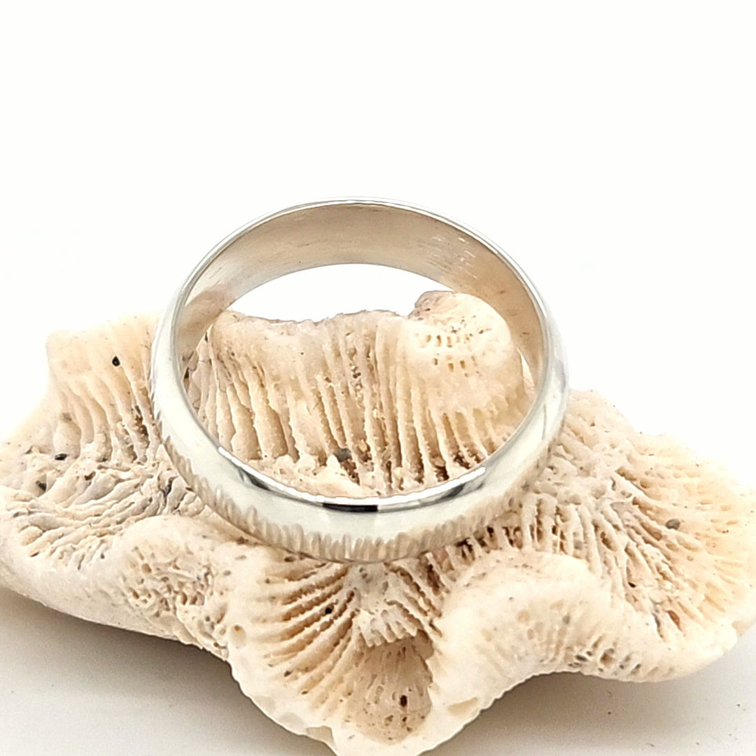 Sterling Silver Textured Band