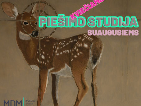 Kviečiame į Piešimo studiją suaugusiems su MDM!