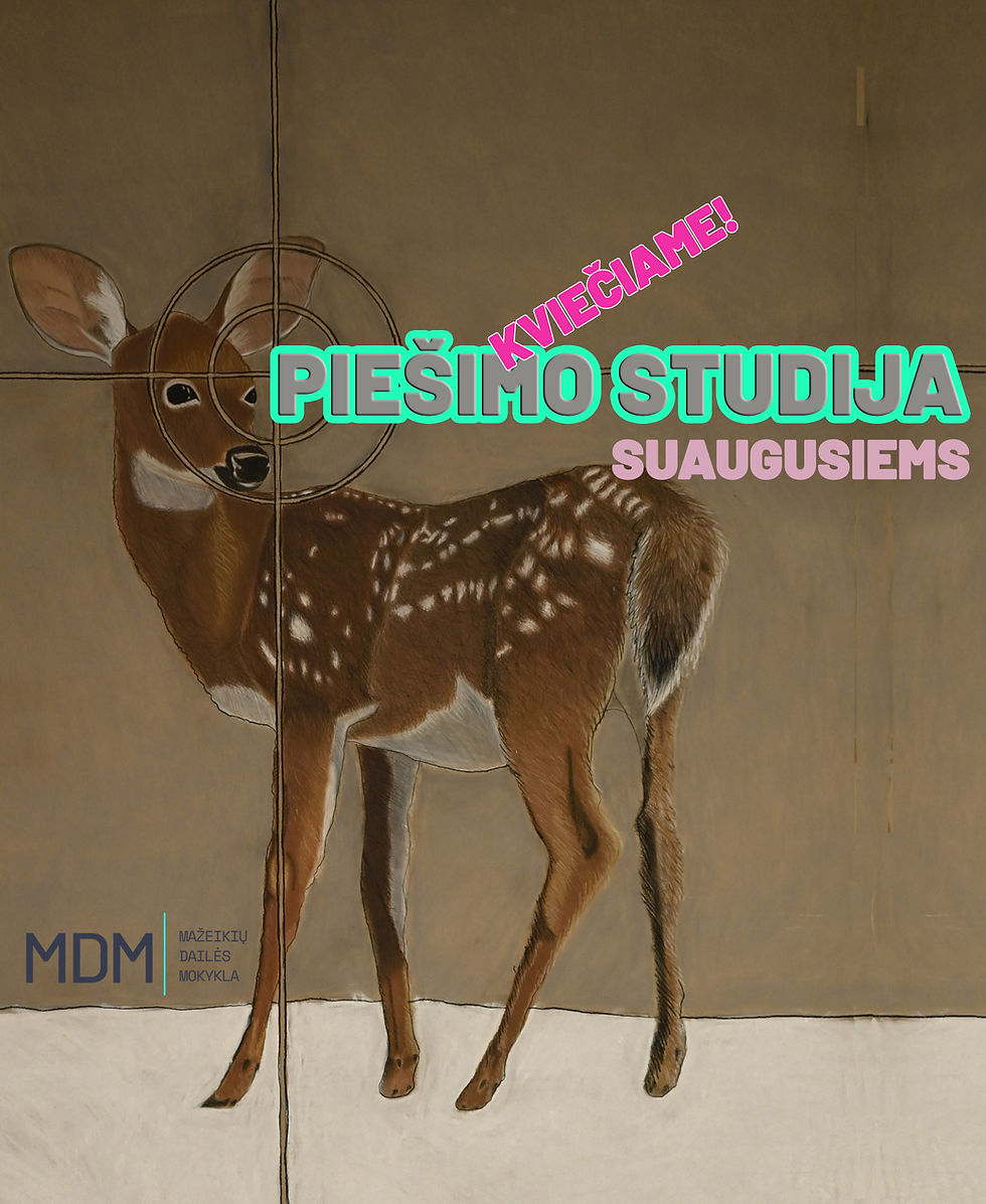 Kviečiame į Piešimo studiją suaugusiems su MDM!