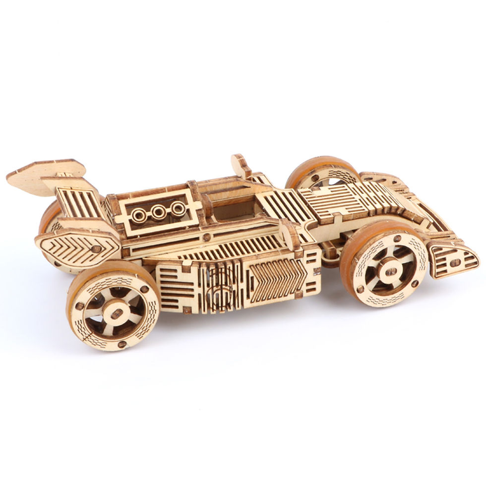 Thumbnail: Sustainable wooden race car, a thoughtful and eco-friendly gift.  Durable, handcrafted toy built for generations of play.