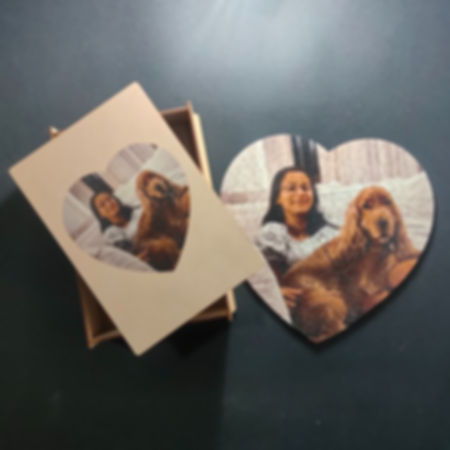 Custom wooden jigsaw puzzle