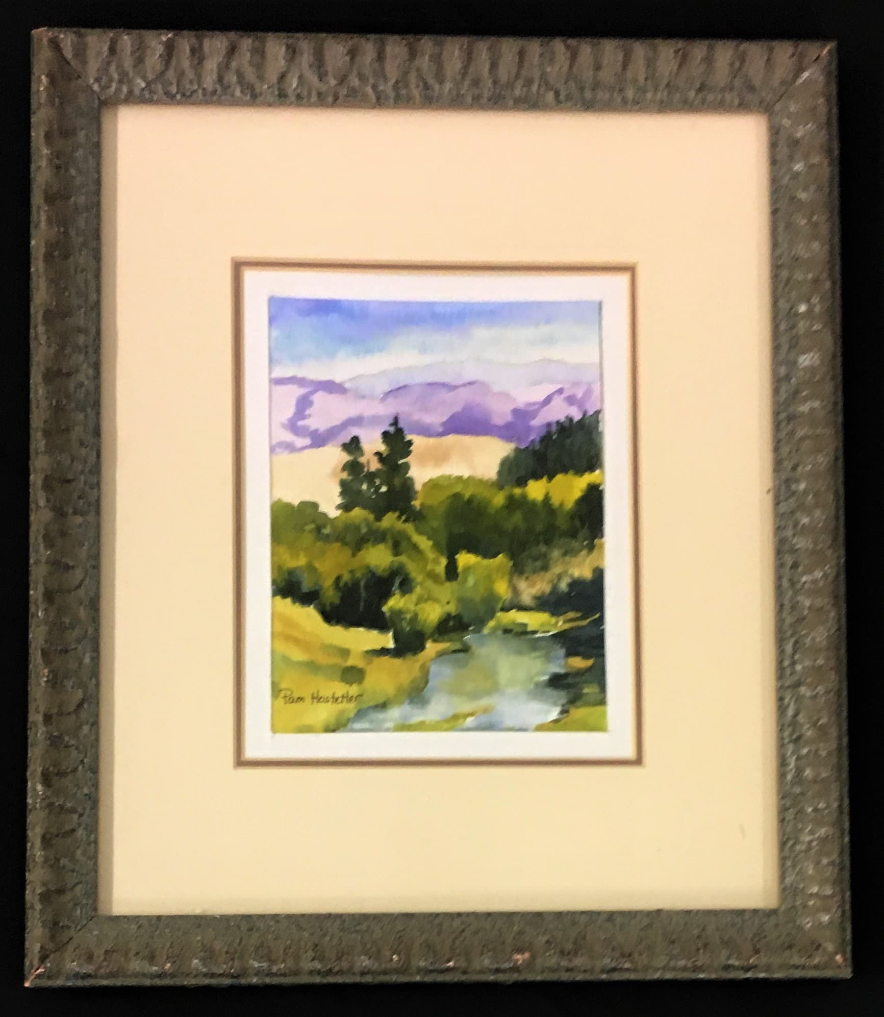 Purple Mountain Fall
Artist: Pam Hostetter
Medium: Watercolor
Artwork Size: 11.5 x 13.5