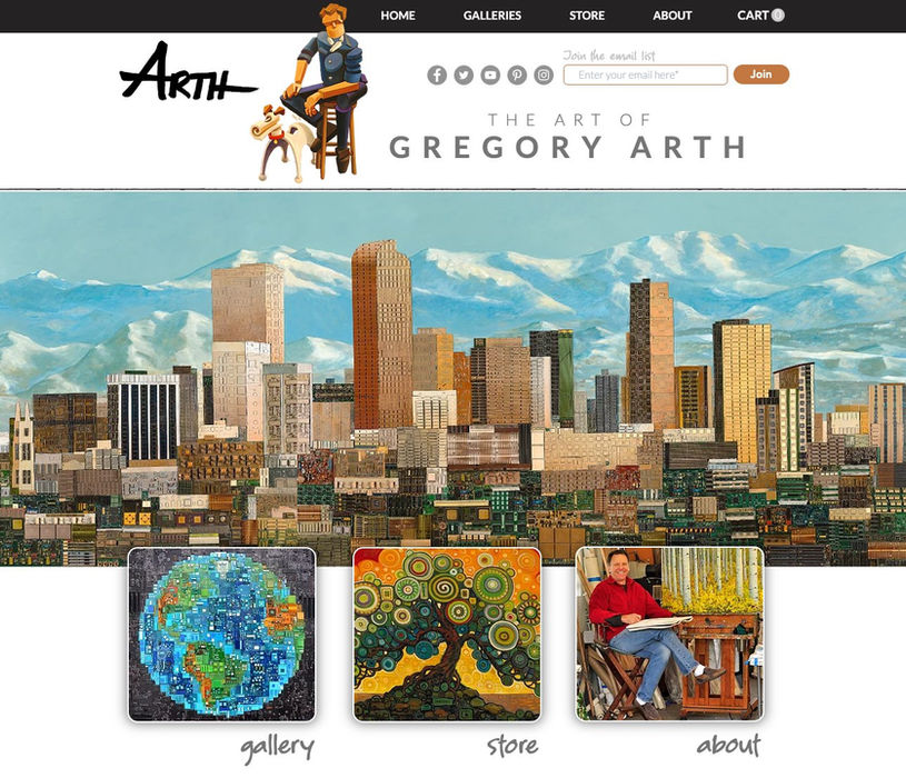Website Design for Artist