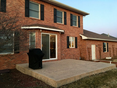 Very nice but lonely patio!