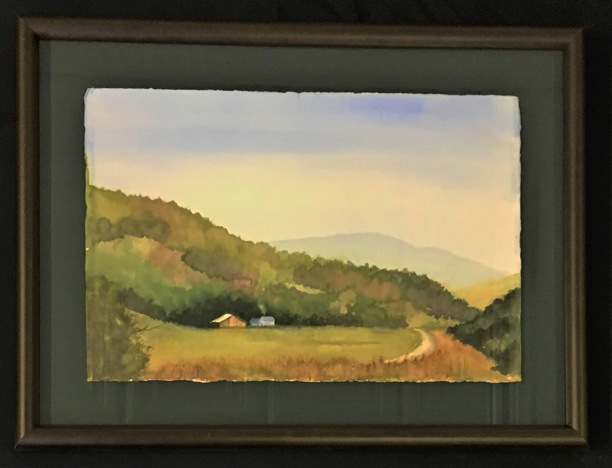 'Barn Landscape'
Artist: Unknown
Medium: Watercolor
Artwork Size: 29.75 x 22.5
Additional Info: c. 1980's