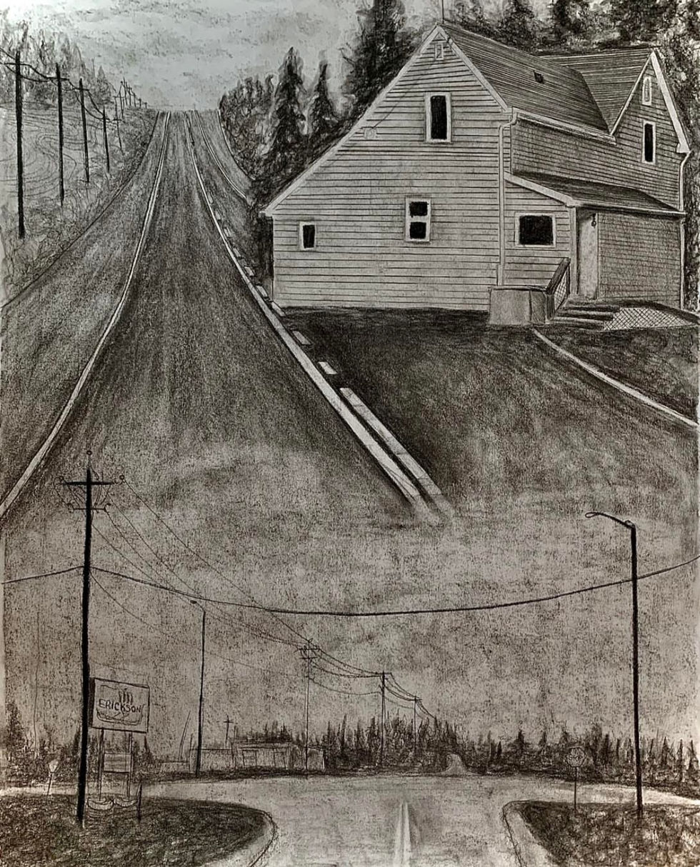 Off to Nana’s House, 32”x24”, 2023