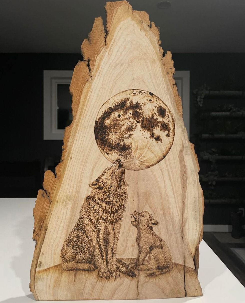 Wolves, 17”x9”, photography, 2023