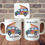 Thumbnail: Rainbow Watercolour Bongo Pop Top Van Mug or Coaster - Can be Personalised