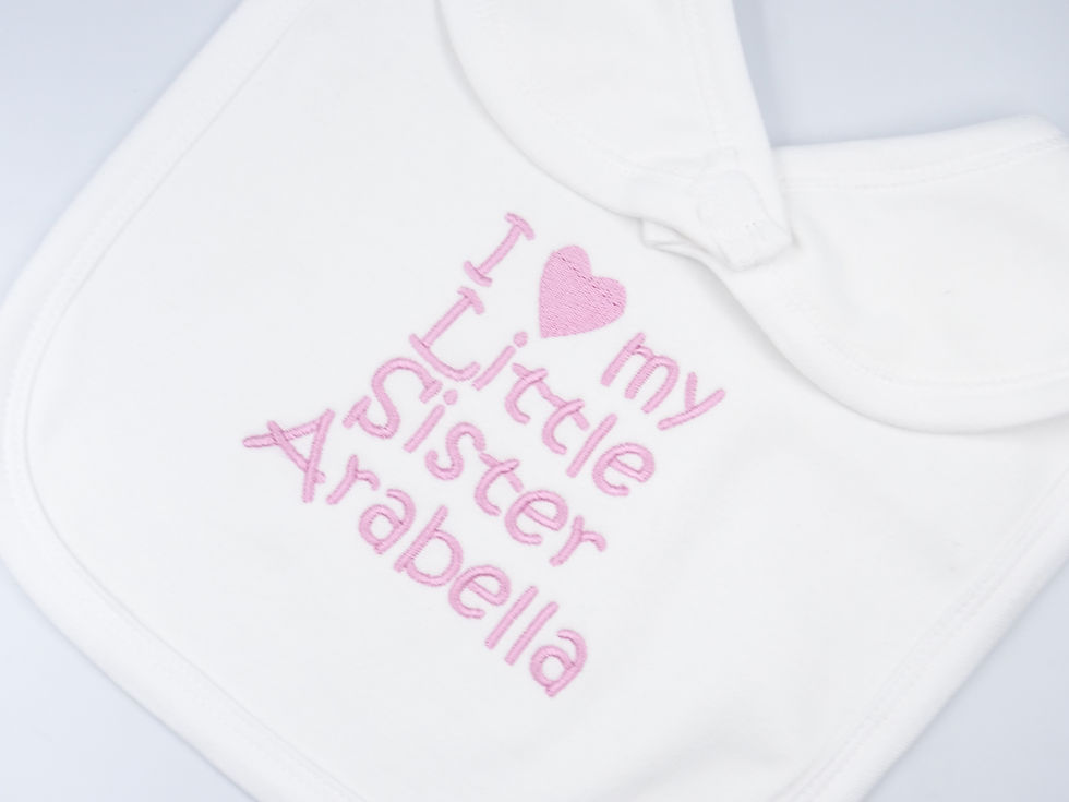 Thumbnail: Personalised I Heart My... Bib