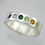 Thumbnail: 6 Stone Mother's Ring 6mm in Sterling Silver