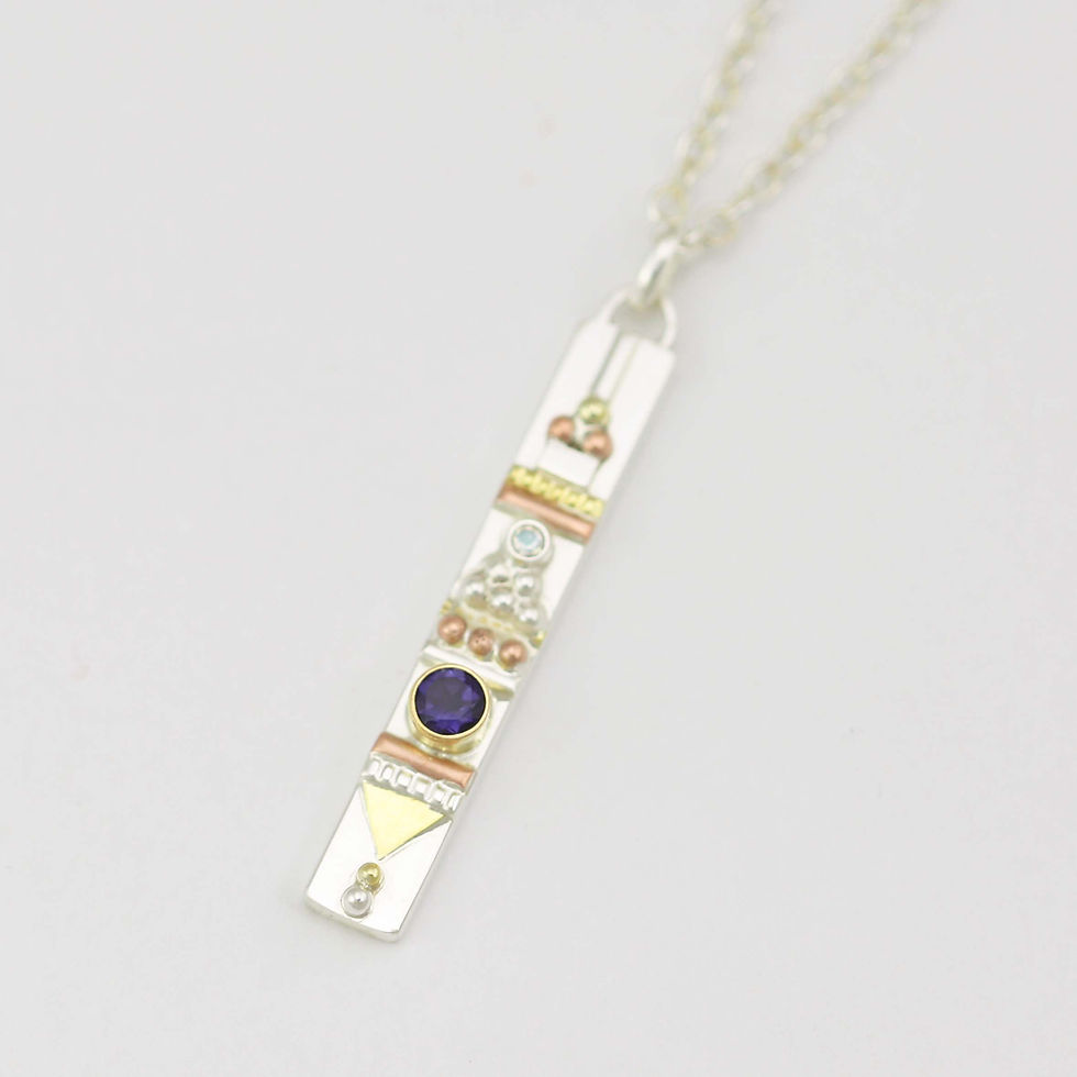 Thumbnail: Totem Necklace with Iolite & Moonstone