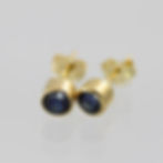 Sapphire stud earrings