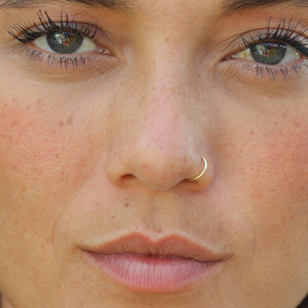 Thumbnail: 14k Gold Nose Ring available in yellow, white, or rose gold
