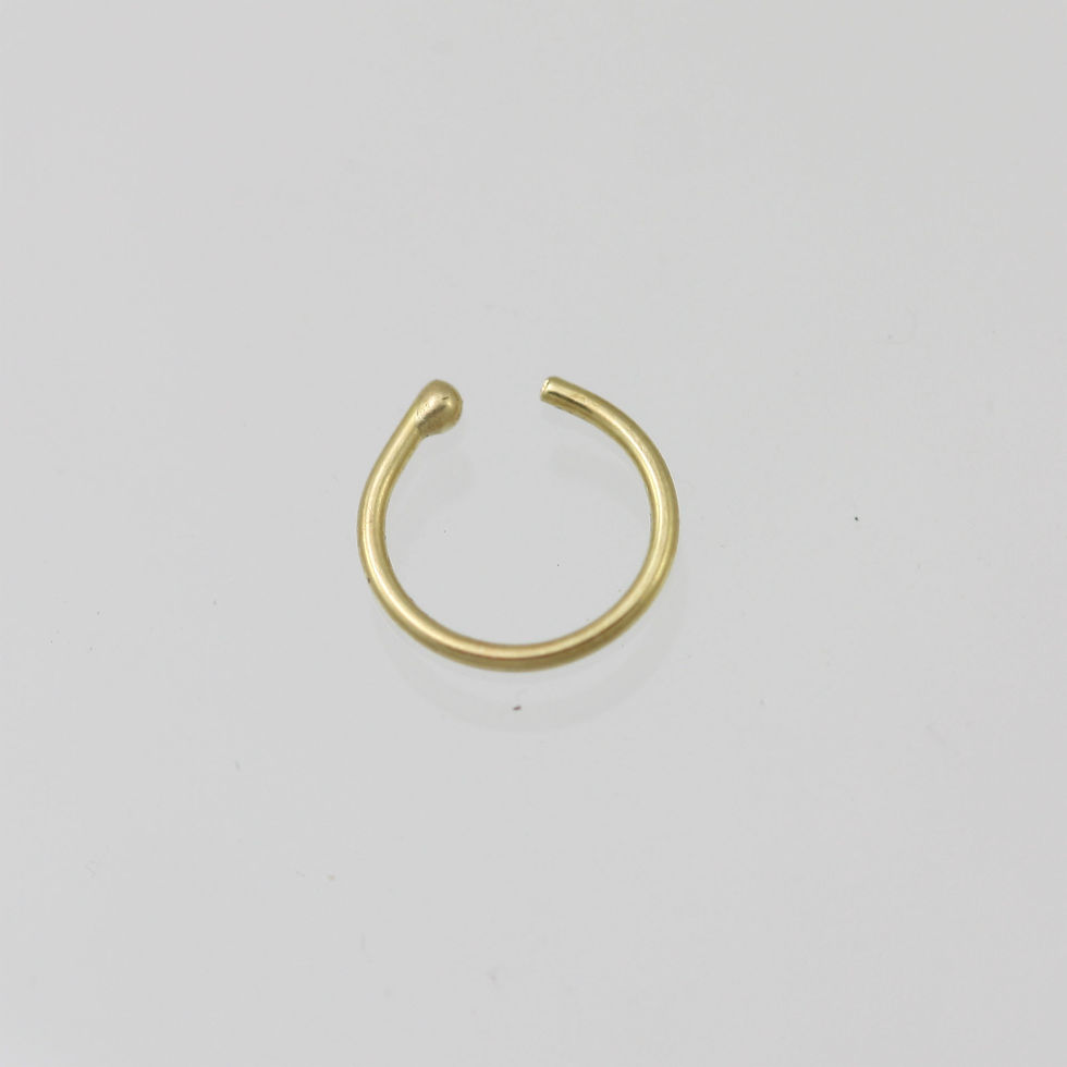 Thumbnail: 14k Gold Nose Ring available in yellow, white, or rose gold
