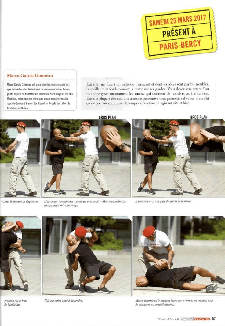 Technique Self Défense Guardian Angel Karate Bushido