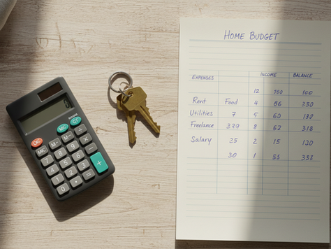 calculator keys and list for owner financing