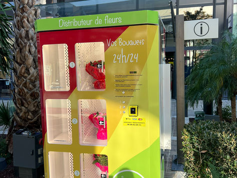 Notre distributeur de fleurs