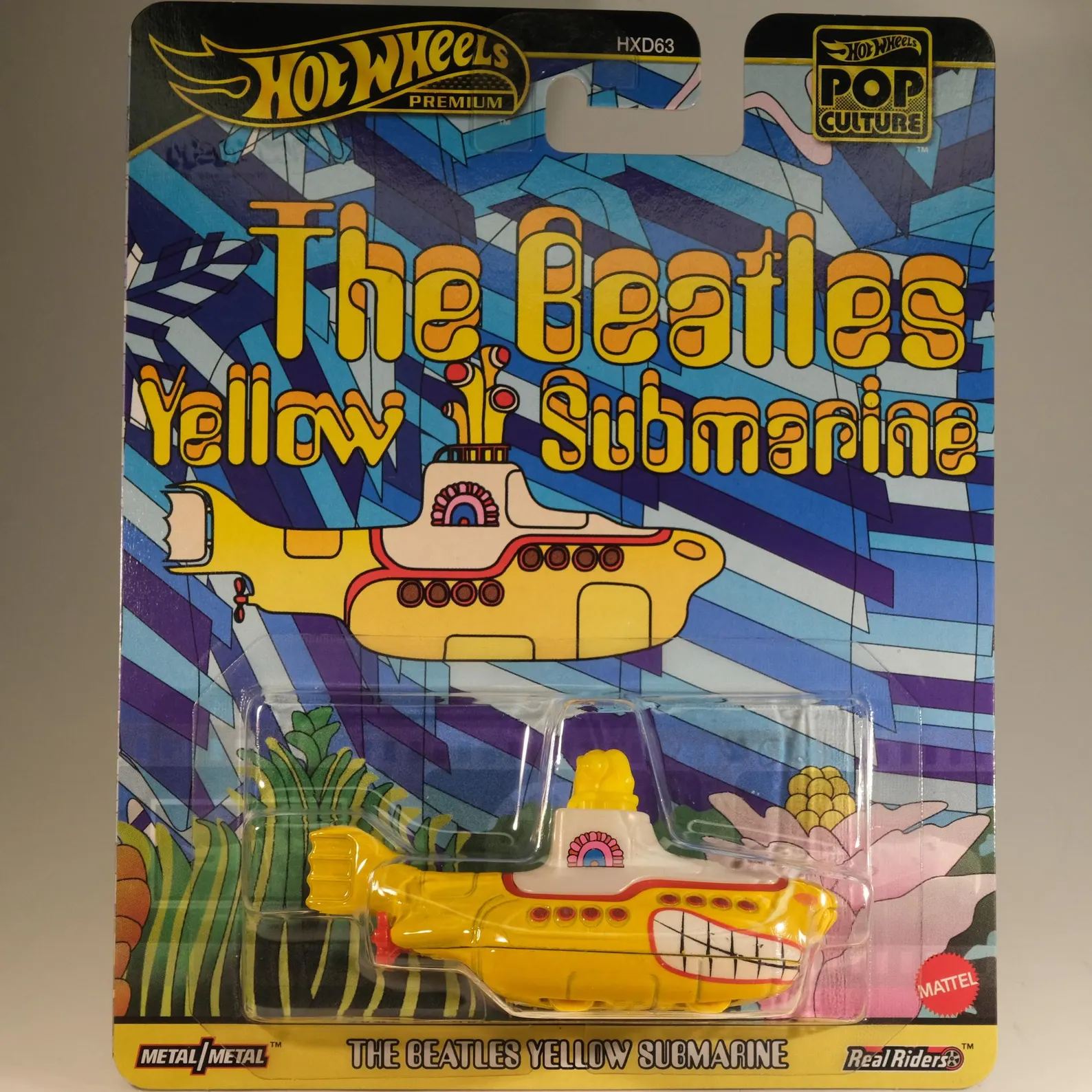Hot Wheels Premium The Beatles Yellow Submarine - Pop Culture