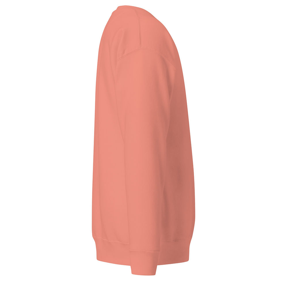Thumbnail: EX-CON Dusty Rose Premium Sweatshirt – Unisex Crewneck, Soft Neutral Streetwear