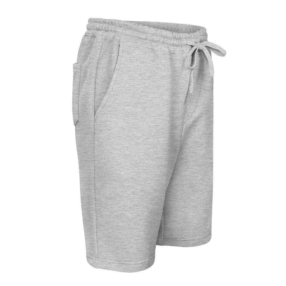 Thumbnail: EX-CON Gray Men’s Fleece Shorts – Premium Lounge Shorts